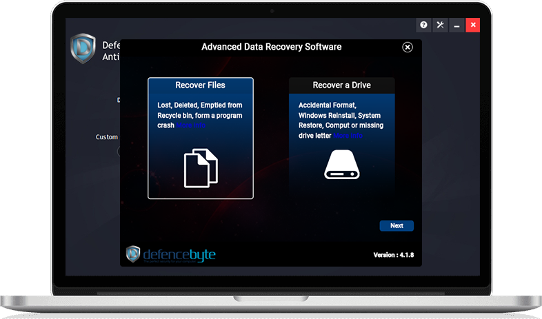 defencebyte fastest recovery software